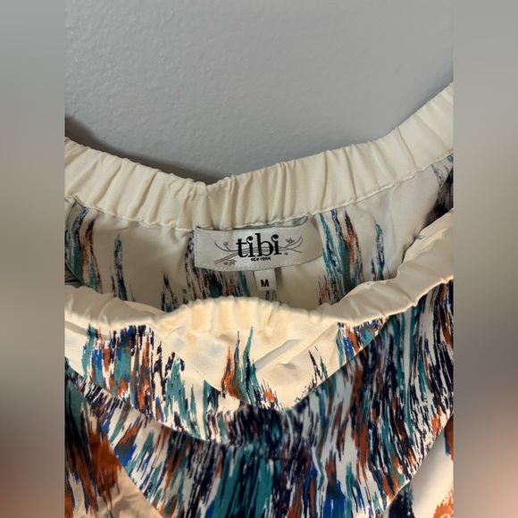 Tibi New York 100% Silk Strapless Mini Dress - Picture 4 of 11